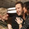 BREAKING IN:  Dutch (Michael Rosenbaum, C) surprises Melanie (Odette Annable, R) while Creepy Carol (Jennifer Irwin, L) looks on in the &quot;'Tis Better to Have Loved and Flossed&quot; episode of BREAKING IN airing Wednesday, April 13 (9:30-10:00 PM ET/PT) on FOX.  &#xa9;2011 Fox Broadcasting Co.  Cr:   Jordin Althaus/FOX