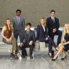 COVERT AFFAIRS -- Season:1 -- Pictured: (L-R) Anne Dudek as Danielle, Sendhil Ramamurthy as Jai Wilcox, Christopher Gorham as Auggie Anderson, Piper Perabo as Annie Walker, Peter Gallagher as Authur Campbell, Kari Matchett as Joan Campbell -- Photo by: Robert Ascroft/USA Network