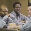 "Green Light" -- When Reid fears his mother has been abducted, he asks the BAU to investigate while he\'s stuck in prison, on CRIMINAL MINDS, Wednesday, May 3 (9:00-10:00 PM, ET/PT) on the CBS Television Network.  Pictured: Unknown, Harold Perrineau (Calvin Shaw), Unknown   Photo: Best Screen Grab Available / CBS ÃÂ©2017 CBS Broadcasting, Inc. All Rights Reserved