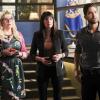 "Killer App" -- The BAU investigates a workplace shooting committed by a state-of-the-art drone in Silicon Valley, on CRIMINAL MINDS, Wednesday, Oct. 11 (10:00-11:00 PM, ET/PT) on the CBS Television Network.  Pictured: Kirsten Vangsness (Penelope Garcia), Paget Brewster (Emily Prentiss), Adam Rodriguez (Luke Alvez)   Photo: Darren Michaels/CBS ÃÂ©2017 CBS Broadcasting, Inc. All Rights Reserved