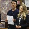 "Mixed Signals" -- The BAU is called to Taos, N.M. to investigate an UnSub who is targeting his victims\' temporal lobes, on the first episode of the double-episode 13th season finale of CRIMINAL MINDS, Wednesday, April 18 (9:00-10:00 PM, ET/PT) on the CBS Television Network.  Pictured: Daniel Henney (Matt Simmons), A.J. Cook (Jennifer Jareau)   Photo: Michael Yarish/CBS ÃÂ©2018 CBS Broadcasting, Inc. All Rights Reserved