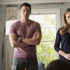 "Rule 34" -- When packages with gruesome contents are delivered to six people in the Washington, D.C. area, the BAU must first figure out what connects the recipients before they can identify the UnSub. Also, Simmons and Kristy (Kelly Frye) struggle to connect with their son, David, who is suspended from school for aggressive behavior, on CRIMINAL MINDS, Wednesday, Oct. 17 (10:00-11:00 PM, ET/PT) on the CBS Television Network.  Pictured: Daniel Henney (Matt Simmons), Kelly Frye (Kristy Simmons)   Photo: Eddy Chen/CBS ÃÂ©2018 CBS Broadcasting, Inc. All Rights Reserved