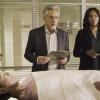 "Flesh and Blood" -- Prentiss faces her past when the BAU is sent to investigate the murders of prominent businessmen, all of whom are missing their hearts. Also, Prentiss plans a romantic first date with Mendoza (guest star Stephen Bishop), but the evening is cut short by an urgent call from Rossi, on CRIMINAL MINDS, Wednesday, Dec. 12 (10:00-11:00 PM, ET/PT) on the CBS Television Network.  Pictured: Joe Mantegna (David Rossi), Aisha Tyler (Dr. Tara Lewis)  Photo: Best Screen Grab Available/CBS ÃÂ©2018 CBS Broadcasting, Inc. All Rights Reserved