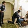 "Chameleon" - Rossi questions his actions in the aftermath of a near-death struggle with a serial killer who appears to have outsmarted the BAU, on CRIMINAL MINDS, Wednesday, Jan. 23 (10:00 - 11:00 PM, ET/PT) on the CBS Television Network.  Gail O\'Grady returns as Krystall, Rossi\'s girlfriend.  Pictured: Matthew Gray Gubler (Dr. Spencer Reid), Adam Rodriguez (Luke Alvez), Alex Jennings (Grace Lynch)   Photo: Cliff Lipson/CBS ÃÂ©2018 CBS Broadcasting, Inc. All Rights Reserved