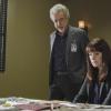 "Spectator Slowing" -- The BAU team investigates a series of seemingly random fatal explosions throughout Kentucky and Tennessee, on CRIMINAL MINDS, Wednesday, Jan. 15 (9:00-10:00 PM, ET/PT) on the CBS Television Network.  Pictured (L-R): Joe Mantegna as David Rossi and Paget Brewster as Emily Prentiss  Photo: Screen Grab/CBS ©2019 CBS Broadcasting Inc. All Rights Reserved.