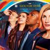 Doctor Who starting Jodie Whittaker (The Doctor), Tosin Cole (Ryan), Mandip Gill (Yaz), and Bradley Walsh (Graham)