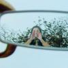 Clara in Bessie's Wing Mirror