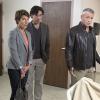 Tamsin Greig as Beverly Lincoln, Stephen Mangan as Sean Lincoln and Matt LeBlanc as himself in Episodes (Season 4, episode 6) - Photo: Patrick Wymore/SHOWTIME - Photo ID: episodes_406_0161