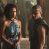 Nathalie Emmanuel as Missandei and Jacob Anderson as Grey Worm _ photo Helen Sloan_HBO