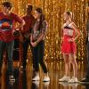 GLEE: L-R: Ryder (Blake Jenner, &quot;The  Glee Project&quot; Winner Season 2), Marley (Melissa Benoist), Kitty (Becca Tobin) and Jake (Jacob Artist) rehearse for a musical in the &quot;The Role You Were Born to Play&quot; episode of GLEE airing Thursday, Nov. 8 (9:00-10:00 PM ET/PT) on FOX. &#xa9;2012 Fox Broadcasting Co. Cr: Mike Yarish/FOX