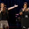 GLEE: Marley (Melissa Benoist, L) and Unique (Alex Newell, R) perform in the &quot;The Role You Were Born to Play&quot; episode of GLEE airing Thursday, Nov. 8 (9:00-10:00 PM ET/PT) on FOX. &#xa9;2012 Fox Broadcasting Co. Cr: Adam Rose/FOX