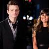 GLEE: Kurt (Chris Colfer, L) and Rachel (Lea Michele, R) watch a show in the &quot;Glease&quot; episode of GLEE airing Thursday, Nov. 15 (9:00-10:00 PM ET/PT) on FOX. &#xa9;2012 Fox Broadcasting Co. CR: Adam Rose/FOX