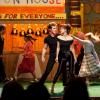 GLEE: The glee club performs a musical in the &quot;Glease&quot; episode of GLEE airing Thursday, Nov. 15 (9:00-10:00 PM ET/PT) on FOX. Pictured L-R: Jacob Artist, Jenna Ushkowitz, Blake Jenner, Melissa Benoist, Vanessa Lengies, Becca Tobin and Samuel Larsen. &#xa9;2012 Fox Broadcasting Co. CR: Adam Rose/FOX