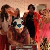 GLEE: Kitty (Becca Tobin, second from L) has a slumber party in the &quot;Glease&quot; episode of GLEE airing Thursday, Nov. 15 (9:00-10:00 PM ET/PT) on FOX. Also pictured L-R: Melissa Benoist, Jenna Ushkowitz, Alex Newell and Vanessa Lengies. &#xa9;2012 Fox Broadcasting Co. CR: Beth Dubber/FOX