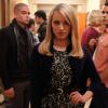 GLEE: Quinn (Dianna Agron, ) chats with brothers Puck (Mark Salling, L) and Jake (Jacob Artist, R) in the &quot;Thanksgiving&quot; episode of GLEE airing Thursday, Nov. 29 (9:00-10:00 PM ET/PT) on FOX. &#xa9;2012 Fox Broadcasting Co. Cr: Jordin Althaus/FOX