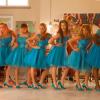 GLEE: The girls perform in the &quot;Sadie Hawkins&quot; episode of GLEE airing Thursday, Jan. 24 (9:00-10:00 PM ET/PT) on FOX. Pictured L-R: Heather Morris, Jenna Ushkowitz, Becca Tobin, Melissa Benoist, Vanessa Lengies and Alex Newell.  &#xa9;2013 Fox Broadcasting Co. CR: Eddy Chen/FOX