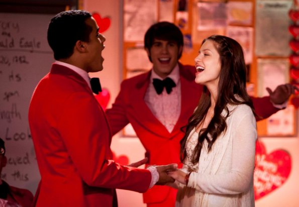 GLEE: Jake (Jacob Artist, L) and Ryder (Blake Jenner, C) perform for Marley (Melissa Benoist, R) in the "I Do" episode of GLEE airing Thursday, Feb. 14 (9:00-10:00 PM ET/PT) on FOX. ©2013 Fox Broadcasting Co. CR: Adam Rose/FOX GLEE: Jake (Jacob Artist, L) and Ryder (Blake Jenner, C) perform for Marley (Melissa Benoist, R) in the "I Do" episode of GLEE airing Thursday, Feb. 14 (9:00-10:00 PM ET/PT) on FOX. ©2013 Fox Broadcasting Co. CR: Adam Rose/FOX