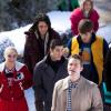 GLEE: Will (Matthew Morrison, front) brings the glee club along to serenade Emma in the &quot;Girls (And Boys) On Film&quot; episode of GLEE  airing at a special time Thursday, March 7 (9:30-10:30 PM ET/PT) on FOX. Also pictured back to front: Kevin McHale, Vanessa Lengies, Samuel Larsen, Blake Jenner, Darren Criss and Becca Tobin. &#xa9;2013 Fox Broadcasting Co. CR: Adam Rose/FOX
