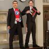 GLEE: Jake (Jacob Artist, L) and Ryder (Blake Jenner, R) perform in the all- new &quot;Dynamic Duets&quot; episode of GLEE airing Thanksgiving night Thursday, Nov. 22 (9:00-10:00 PM ET/PT) on FOX. &#xa9;2012 Fox Broadcasting Co. CR: Jordin Althaus/FOX