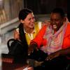 GLEE: Marley (Melissa Benoist, L) and Unique (Alex Newell, R) have fun on a carnival ride in the &quot;Love Love Love&quot; premiere episode of GLEE airing Thursday, Sept. 26 (9:00 PM-10:00 PM ET/PT) on FOX. &#xa9;2013 Fox Broadcasting Co. Cr: Adam Rose/FOX