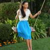 GLEE: Santana (Naya Rivera) books a commercial in the &quot;Tina in The Sky With Diamonds&quot; episode of GLEE airing Thursday, Oct. 3 (9:00 -10:00 PM ET/PT) on FOX. &#xa9;2013 Fox Broadcasting Co. Cr: Mike Yarish/FOX