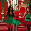 GLEE: Santana (Naya Rivera, L), Kurt (Chris Colfer, C) and Rachel (Lea Michele, R) work as Santa's elves at a mall in the &quot;Previously Unaired Christmas&quot; Fall Finale episode of GLEE airing Thursday, Dec. 5 (9:00-10:00 PM ET/PT) on FOX. &#xa9;2013 Fox Broadcasting Co. CR: Adam Rose/FOX