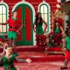 GLEE: Kurt (Chris Colfer, L), Santana (Naya Rivera, C), ) and Rachel (Lea Michele, R) work as Santa's elves at a mall in the "Previously Unaired Christmas" Fall Finale episode of GLEE airing Thursday, Dec. 5 (9:00-10:00 PM ET/PT) on FOX. ©2013 Fox Broadcasting Co. CR: Adam Rose/FOX