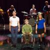 GLEE: Blaine (Darren Criss, L), Artie (Kevin McHale, C) and Tina (Jenna Ushkowitz, R) perform in the &quot;Frenemies&quot; Spring Premiere episode of GLEE airing Tuesday, Feb. 25 (8:00-9:00 PM ET/PT) on FOX. &#xa9;2014 Fox Broadcasting Co. CR: Adam Rose/FOX