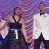 GLEE: Tina (Jenna Ushkowitz, L) and Blaine (Darren Criss, R) perform with  New Directions at Nationals in the &quot;City of Angels&quot; episode of GLEE airing Tuesday, March 11 (8:00-9:00 PM ET/PT) on FOX. &#xa9;2014 Fox Broadcasting Co. CR: Adam Rose/FOX