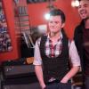GLEE: Elliott (guest star Adam Lambert, R) and Kurt (Chris Colfer, L) perform in the &quot;New New York&quot; episode of GLEE airing Tuesday, April 1 (8:00-9:00 PM ET/PT) on FOX. &#xa9;Fox Broadcasting Co. CR: Eddy Chen/FOX