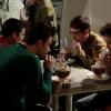 GLEE: L-R: Blaine (Darren Criss), Kurt (Chris Colfer), Artie (Kevin McHale) and Sam (Chord Overstreet) enjoy some time together in the &quot;Tested&quot; episode of GLEE airing Tuesday, April 15 (8:00-9:00 PM ET/PT) on FOX. &#xa9;2014 Fox Broadcasting Co. CR: Giovanni Rufino/FOX