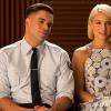 GLEE: Alumnae's Puck (Mark Salling, L) and Quinn (Dianna Agron, R) return to McKinley High in the second part of the special two-hour "Loser Like Me/Homecoming" Season Premiere episode of GLEE on Friday, Jan. 9 (8:00-10:00 PM ET/PT) on FOX. ©2014 Fox Broadcasting Co. CR: Jennifer Clasen/FOX