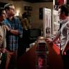 GLEE: Kurt (Chris Colfer, R) runs into Blaine (Darren Criss, L) and Karofsky (guest star Max Adler, C) in the "Jagged Little Tapestry" episode of GLEE airing Friday, Jan. 16 (9:00-10:00 PM ET/PT) on FOX. ©2014 Fox Broadcasting Co. CR: Tyler Golden/FOX