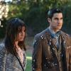GLEE: Rachel (Lea Michele, L) and Blaine (Darren Criss, R) get egged in the "Transitioning" episode of GLEE airing Friday, Feb. 13 (9:00-10:00 PM ET/PT) on FOX. ©2015 Fox Broadcasting Co. CR: Michael Yarish/FOX