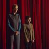 GLEE: Sue (Jane Lynch, L) introduces a tween that requests that members of New Directions perform at his bar mitsvah in the "Child Star" episode of GLEE airing Friday, Feb. 27 (9:00-10:00 PM ET/PT on FOX. @2015 Fox Broadacasting Co. CR: Adam Rose/FOX