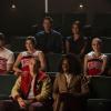 GLEE: a tween requests that members of New Directions perform at his bar mitsvah in the "Child Star" episode of GLEE airing Friday, Feb. 27 (9:00-10:00 PM ET/PT on FOX. Pictured L-R: Billy Lewis Jr., Laura Dreyfuss, Matthew Morrison (back), Lea Michele, Becca Tobin and Noah Gurthrie. Front: Marshall Williams and Jane Hayward. @2015 Fox Broadacasting Co. CR: Adam Rose/FOX