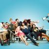 GLEE: New Directions returns on  GLEE premiering Tuesday, Sept. 21 (8:00-9:00 PM ET/PT) on FOX. Pictured bottom row L-R: Kevin McHale, Naya Rivera, Mark Salling, Jenna Ushkowitz, Dianna Agron, Lea Michele and Jane Lynch. Middle row L-R: Jessalyn Gilsig, Jayma Mays, Matthew Morrison and Cory Monteith. Top row L-R: Heather Morris, Chris Colfer and Amber Riley. &#xa9;2010 Fox Broadcasting Co. Cr: Patrick Ecclesine/FOX