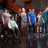 GLEE: The glee club gets ready for rehearsal in the super-sized 90-minute &quot;Born This Way&quot; episode of GLEE airing Tuesday; April 26 (8:00-9:30 PM ET/PT) on FOX. (Pictured from L-R: Jenna Ushkowitz; Ashley Fink; Amber Riley; Kevin MChale; Mark Saling; Heather Morris; Harry Shum Jr.; Chord Overstreet; Lea Michele; Cory Monteith; Dianna Agron) &#xa9;2011 Fox Broadcasting Co. CR: Adam Rose/FOXLea Michele; Cory Monteith; Dianna Agron) &#xa9;2011 Fox Broadcasting Co. CR: Adam Rose/FOX
