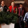 GLEE: Puck (Mark Salling, L) Sam (Chord Overstreet, second from left), Mike (Harry Shum Jr., third from left) and Artie (Kevin McHale) perform in the &quot;New York&quot; season finale episode of GLEE airing Tuesday, May 24 (9:00-10:00 PM ET/PT) on FOX.