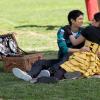 GLEE: Mike (Harry Shum Jr., L) and Tina (Jenna Ushkowitz, R) share a moment in the &quot;Yes/No&quot; winter premiere episode of GLEE, airing Tuesday, Jan. 17 (8:00-9:00 PM ET/PT) on FOX. &#xa9;2011 Fox Broadcasting Co. Cr: Adam Rose/FOX