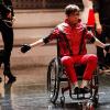 CR: Andrew Macpherson for TV Guide Magazine

In a dream sequence set to "Scream," Kevin McHale's Artie will get up out of his wheelchair and dance. "HeÕs probably our best male dancer, second to Harry (Shum Jr.)," says Lea Michele.