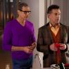 GLEE: Hiram (guest star Jeff Goldblum, L) and Leroy (guest star Brian Stokes Mitchell, R) host a dinner party in the &quot;Heart&quot; episode of GLEE airing Tuesday, Feb. 14 (8:00-9:00 PM ET/PT) on FOX. &#xa9;2012 Fox Broadcasting Co. CR: Adam Rose/FOX