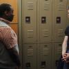 GLEE: Wade (&quot;The Glee Project&quot; finalist Alex Newell, L) confides in Kurt (Chris Colfer, R) in the &quot;Saturday Night Glee-ver&quot; episode of GLEE airing Tuesday, April 17 (8:00-9:00 PM ET/PT) on FOX. &#xa9;2012 Fox Broadcasting Co. Cr: Adam Rose/FOX