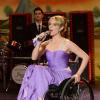 GLEE: Quinn (Dianna Agron) performs in the &quot;Prom-asaurus&quot; episode of GLEE airing Tuesday, May 8 (8:00-9:00 PM ET/PT) on FOX. &#xa9;2012 Fox Broadcasting Co. Cr: Mike Yarish/FOX