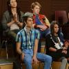 GLEE: Tina bumps her head and sees Mike (Harry Shum Jr., top L) as Joe, Rory (Damian McGinty, top R) as Sam, Joe (Samuel Larsen, bottom L) as Mike and Rachel (Lea Michele, bottom R) as Tina in the first hour of a special two-hour &quot;Props/Nationals&quot; episode of GLEE airing Tuesday, May 15 (8:00-10:00 PM ET/PT) on FOX. &#xa9;2012 Fox Broadcasting Co. Cr: Mike Yarish/FOX