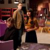 GLEE: Rachel (Lea Michele) performs in the choir room for Mr. Schuester (Matthew Morrison) in &quot;The Purple Piano Project&quot;, the Season Three premiere episode of GLEE airing Tuesday, Sept. 20 (8:00-9:00 PM ET/PT) on FOX. &#xa9;2011 Fox Broadcasting Co. Cr: Adam Rose/FOX