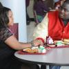 GLEE: Mercedes (Amber Riley, L) and her new boyfriend Shane (LaMarcus Tinker, R) chat in the &quot;Asian F&quot; episode of GLEE airing Tuesday, Oct. 4 (8:00-9:00 PM ET/PT) on FOX.  &#xa9;2011 Fox Broadcasting Co. Cr: Mike Yarish/FOX