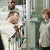 GREY'S ANATOMY - "Can't Fight This Feeling" - A gas tanker explodes on a Seattle highway, causing multiple injuries -- including paramedic Matthew; Meredith and Jo help a frantic mother (Sarah Chalke) whose child is suffering from a mysterious illness; and Owen bonds with a young boy whose parents are in critical condition. Meanwhile true colors are revealed when Alex is forced to work with Jo's boyfriend on an ailing patient, on "Grey's Anatomy," THURSDAY, MARCH 28 (9:00-10:02 p.m., ET) on the ABC Television Network. (ABC/Ron Tom)
MICHAEL BALE, KYLE SILVERSTEIN