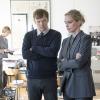 Sebastian Hulk as Hans BND Op and Nina Hoss as Astrid  in Homeland (Season 5, Episode 2). - Photo:  Stephan Rabold/SHOWTIME - Photo ID:  Homeland_502_0066.R