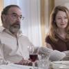 Mandy Patinkin as Saul Berenson and Miranda Otto as Allison Carr in Homeland (Season 5, Episode 04). - Photo:  Stephan Rabold/SHOWTIME - Photo ID:  Homeland_504_5687.R